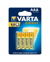  Baterijas Varta AAA SuperLife Zinc Carbon 4 Pack 