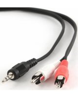  Kabelis Gembird 3.5mm Jack -2x RCA 5m 