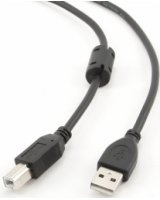  Kabelis Gembird USB Male - USB Male B 1.8m Black 