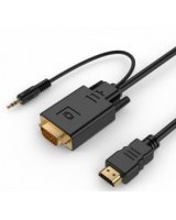  Gembird HDMI Male - VGA Male + 3.5mm 1.8m Full HD 