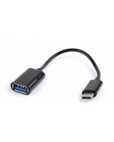  Gembird OTG USB Type C Male - USB Female 0.2m Black 