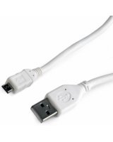  Kabelis Gembird USB Male - MicroUSB Male 1m White 