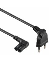  Gembird Power Cord C7 / Angled - Black 