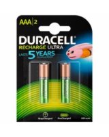  Duracell HR03 AAA Batteries - 2 Pack 