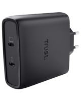  Lādētājs Trust MAXO 100W 2xUSB-C GaN 