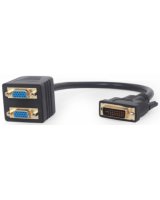  Gembird Adapter DVI-I Male to 2x VGA Female 