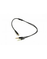  Gembird 2 x 3.5mm Combo Male - 3.5mm Mic/Audio Metal 