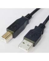  Kabelis Brackton USB Male - USB Male B 1.8m Black 