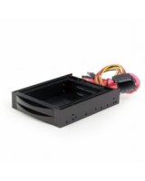  Gembird 3.5 mobile rack for 2 SATA 2.5 drives Black 