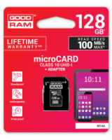  Goodram 128GB microSDXC class 10 UHS I + Adapter 