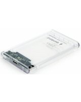  Gembird HDD/SSD enclosure 2.5 SATA USB 3.0 Transparent 