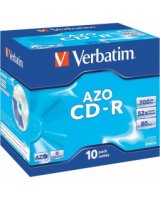  Matricas CD-R AZO Verbatim 700MB 1x-52x 