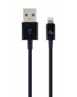  Gembird USB Male - Lightning Male 1m Black 