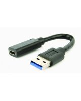  Gembird USB Male - USB Type C Female 0.1m Black 