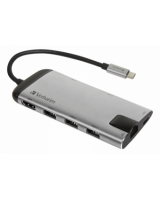  Verbatim USB-C Multiport hub HDMI LAN USB SD MicroSD 