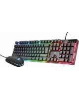  Klaviatūra Trust GXT 838 Azor Gaming Combo Black 