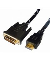  Brackton DVI Male - HDMI Male 1.5m Black 