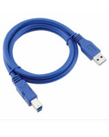  RoGer USB - USB B 1.5m Blue 