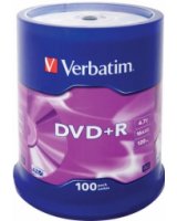  Matricas DVD+R AZO Verbatim 4.7GB 16x 100 Pack, Spindle 