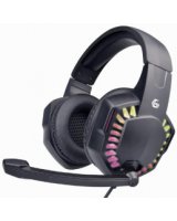  Gembird Gaming Headset with LED Light Effect Black 