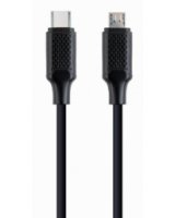  Gembird USB Type-C Male - Micro USB Male 1.5m Black 