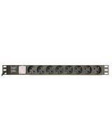  Gembird Power Distribution Unit PDU 8 Schuko Sockets 1U 16A 3 m 