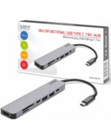  Savio Multifunctional USB Type C 7IN1 HUB 