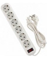  Bellight Extension Cord with 6 Sockets Outlet Earthed with Switch 1.5m 