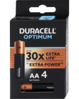  Duracell Optimum AA Alkaline 4pack 
