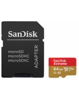  SanDisk Extreme 64GB microSDXC + Adapter 