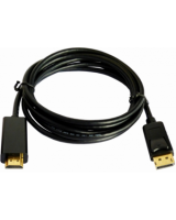  Kabelis Brackton DisplayPort Male - HDMI Male 2m Black 