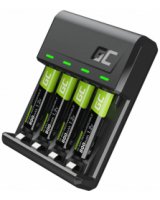  Bateriju lādētājs Green Cell VitalCharger and 4x AAA Ni-MH 800mAh Batteries 