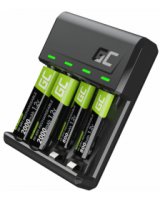  Bateriju lādētājs Green Cell VitalCharger and NiMH Batteries 2x AA 2000mAh 2x AAA 800mAh 