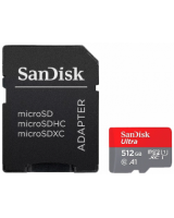  Atmiņas kartes Sandisk Ultra microSDXC 512GB + SD Adapter 