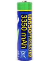  Akumulators Energenie Lithium-ion 18650 Protected 3350mAh 