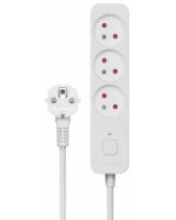  Pagarinātājs Savio Power Strip 3 Sockets 1.5m 