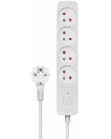  Pagarinātājs Savio Power Strip 4 Sockets 3m 