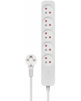  Pagarinātājs Savio Power Strip 5 Sockets 3m 