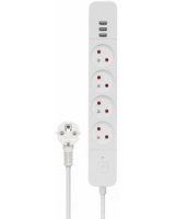  Pagarinātājs Savio Power strip 3 x USB-A Fast Charging 1.5m 