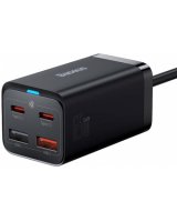  Lādētājs Baseus GaN3 Pro Quick Charger 2 x USB-C / 2x USB 65W Black 