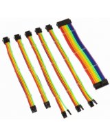  PSU Kabeļu Pagarinātāji Kolink Core 6 Cables Rainbow 