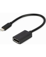  Kabelis Gembird USB Type-C Male - DisplayPort Female 4K 15cm Black 