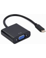  Adapteris USB Type-C Male - VGA Female 15 cm Black 