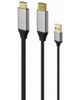  Kabelis Gembird HDMI Male - DisplayPort Male 4K 2m Black 