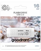  Zibatmiņa GoodRam USB UME2 16GB WINTER White 