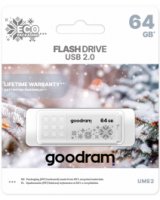  Zibatmiņa GoodRam USB UME2 64GB WINTER White 