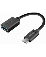  Adapteris Trust Calyx USB-C to USB-A Black 