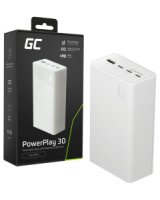  Enerģijas krātuve GreenCell PowerPlay 30 30000mAh White 