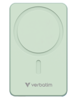  Enerģijas krātuve Verbatim Charge n Go 5000mAh Magnetic Wireless Charge Green 