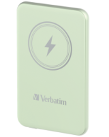  Enerģijas krātuve Verbatim Charge n Go 5000mAh Magnetic Wireless Charge Green 20W 